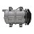 Compressor de Ar Condicionado Mod Zexel DKS15 Escavadeira JD120, 160DLC, 225D - Imagem 4
