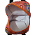Bolsa Térmica Mandala Coral Zíper Laranja - Imagem 8