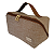 Necessaire Multiuso Gabriela  Linho Marrom - Imagem 1