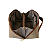 Necessaire Multiuso Gabriela  Linho Marrom - Imagem 2