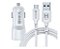 Carregador Para Celular Veicular 2 Usb + Cabo Tipo-C HS-80 C - Imagem 1