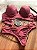 Conjunto de lingerie rendado Plus Size fio duplo 48,50,52 - Imagem 1