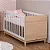 Berço 2 em 1 Tomi Quater-Branco/Carvalho Malva - Imagem 4