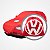 Capa Protetora para Cobrir Carro Antigo Gol Bola G2 G3 GTI GLS GL CL 1000 16V Turbo Tecido Cor Vermelha Sob Medida Anti-Poeira Anti-Riscos Anti-Mofo Volkswagen Capas LP - Imagem 4