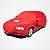 Capa Protetora para Cobrir Carro Antigo Gol Bola G2 G3 GTI GLS GL CL 1000 16V Turbo Tecido Cor Vermelha Sob Medida Anti-Poeira Anti-Riscos Anti-Mofo Volkswagen Capas LP - Imagem 1