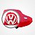 Capa Protetora para Cobrir Carro Antigo Brasília Tecido Cor Vermelha Sob Medida Anti-Poeira Anti-Riscos Anti-Mofo Volkswagen Capas LP - Imagem 4