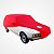 Capa Protetora para Cobrir Carro Antigo Brasília Tecido Cor Vermelha Sob Medida Anti-Poeira Anti-Riscos Anti-Mofo Volkswagen Capas LP - Imagem 1