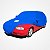 Capa Protetora para Cobrir Carro Antigo Gol Bola G2 G3 GTI GLS GL CL 1000 16V Turbo Tecido Cor Azul Sob Medida Anti-Poeira Anti-Riscos Anti-Mofo Volkswagen Capas LP - Imagem 1