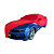 Capa de Tecido para Camaro 2010 a 2025 Todos os Modelos Cor Vermelha Lycra Helanca Capas LP - Imagem 2