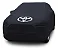 Capa para Cobrir Suv Toyota Corolla Cross Lycra Helanca Preta Capas LP Com Logo - Imagem 2