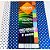 Papel Decorado Sortidos 9 cores  180g A4 com 36 folhas - Agape - Imagem 1