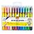 Giz de Cera Retrátil Aquarelável c 12 Cores - BRW - Imagem 1