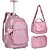 kit de Mochila com rodinha Rebecca Bonbon Rose - Imagem 1