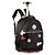 Mochila de Rodas Rebecca Bonbon - 9 Litros - Rosa e Preto - Imagem 1