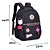 Mochila de Rodas Rebecca Bonbon - 9 Litros - Rosa e Preto - Imagem 2