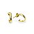 BRINCO ARGOLA SOFIA 1,4CM BANHADO A OURO 18K. - Imagem 1