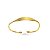 BRACELETE MODERNO FOLHEADO A OURO 18K. - Imagem 2