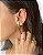 BRINCO CROISSANT EAR HOOK FOLHEADO A OURO 18K. - Imagem 1