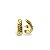 BRINCO CROISSANT EAR HOOK FOLHEADO A OURO 18K. - Imagem 2