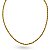 COLAR CORDÃO BAIANO 4mm FOLHEADO  A OURO 18K. - Imagem 1