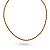 COLAR CORDÃO BAIANO 67cm  BANHADO A OURO 18K. - Imagem 1