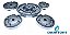 Kit Bacia Queimador Difusor Cooktop Fischer Com Tripla Chama - Imagem 3