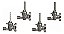Kit 4 Registro Ramal De Rosca R/sm Fischer Cooktop - Imagem 1