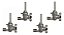 Kit 4 Registro Ramal Rosca Cooktop Fischer R/sm (1 Unid Tc) - Imagem 1