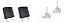 Kit 2 Interruptores+2 Registro Ramal Encaixe Fischer Cooktop - Imagem 1
