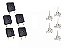 Kit 5 Interruptor+5 Registro Ramal Encaixe Fischer Cooktop - Imagem 1