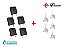 Kit 5 Interruptor+5 Registro Ramal Encaixe Fischer Cooktop - Imagem 2