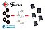 5 Borrachas,registros Ramal E Interruptores Cooktop Fischer - Imagem 2
