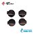 Kit 4 Botões Manipuladores Cooktop Fogão Fischer Origina - Imagem 2