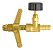 CONJ C/ NIPLE BORB E REG SAIDA BM 1/4 (P13) - Imagem 1