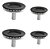 KIT QUEIMADOR AGILE GLASS  PARA FOGÃO 5 BOCAS NÃO INCLUI TRIPLA CHAMAS - Imagem 1