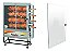 Vidro Frangueira Progás Pr-621 E Pr-623 Antigo 810x450x5mm com furo - Imagem 1