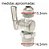 REGIS BP ZAMAC 3/8 NPT X 3/8 SAE ALI 029 - Imagem 2