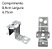 ESTAMPO SUPORTE INJETOR AGILE GLASS 17 - Imagem 2