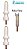 VELA BRASTEMP FIACAO 680MM PF QUALITY PRATA - Imagem 2