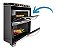 659X245 OU 659X242 Vidro Interno Forno Menor Fogão Electrolux 76dab 76mdx 76bdr 76dxv 76dxg - Imagem 3