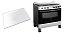 555X230 Vidro Consul Facilite 5 E 6 Bocas Interno 4mm Forno Fogão - Imagem 1