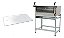 828x280 Vidro 4mm Forno Guilhotina Metalmaq Frente 80x60 - Imagem 1