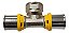 TEE c/Saida Rosca Femea p/Gas 20mm- 1/2" - Imagem 1