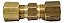 UNIAO 1/4 NPT EXT X 1/4 ANILHA (ALU 4811055) - Imagem 1
