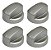 4 BOTAO PRATA GT75X *305575900 - Imagem 1