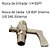KIT 3 REGISTRO LAT CROM 1/4 BSPT(E) X 1/8 BSP(I) X 3/8 SAE - Imagem 3