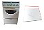 Vidro Interno Do Forno Do Dako Supreme Antigo 4 Bocas 345X160 - Imagem 1