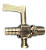 REGISTRO FORNO INDUSTRIAL CROMADO 1/4 NPT  X  3/8 BM - Imagem 1