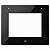 Vidro COMPATIVEL Forno  Midea TSA62 593x455x4  Máscara Preta - Imagem 1
