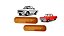 Par Lente Pisca Seta Dianteira Chevrolet C10 C14 C15 - Imagem 1